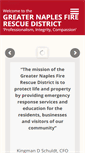 Mobile Screenshot of greaternaplesfire.org